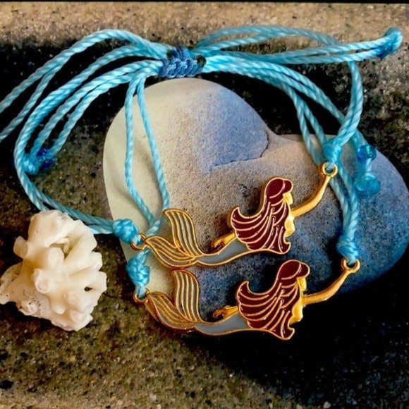 Mummy’s n me Mermaid Bracelet set - Picture 1 of 7